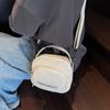 Internet celebrity texture small bag women's bag new 2025 summer foreign style canvas bag women's mini versatile shoulder crossbody bag