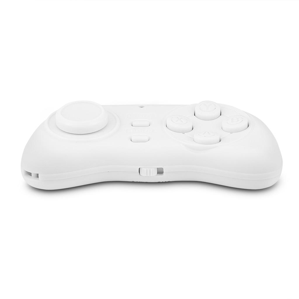 Portable Wireless Bluetooth Game Controller Mini Gamepad Joystick Handle Remote Shutter White
