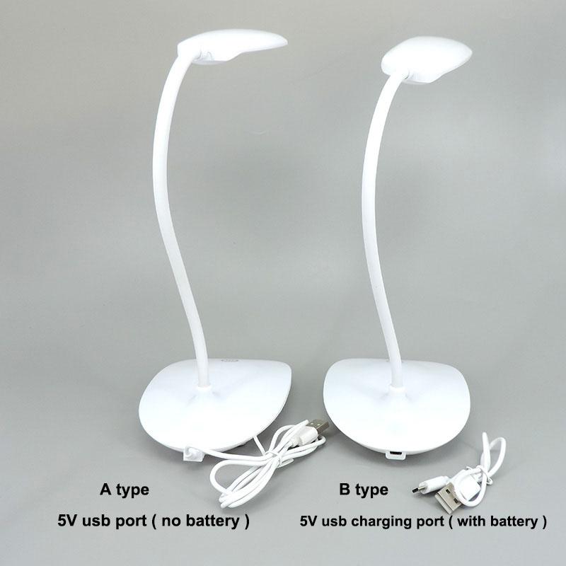 DC 5v перезаряжаемая USB зарядка мини светодиодная настольная лампа ночник для кровати чтение книги лампа для защиты глаз детская учебная настольная лампа