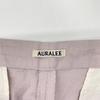 AURALEE Light Purple A21SP025D SILKLINEN DOBBY SLACKS Pants Bottoms 5 Light purpleUsed