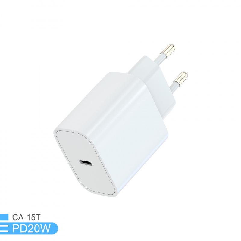 Быстрое зарядное устройство PD20W Type-C для телефонов Apple и Huawei