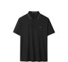Cool and easy to take care of POLO shirt for spring and summer new style, contrasting color collar, elastic short sleeved men