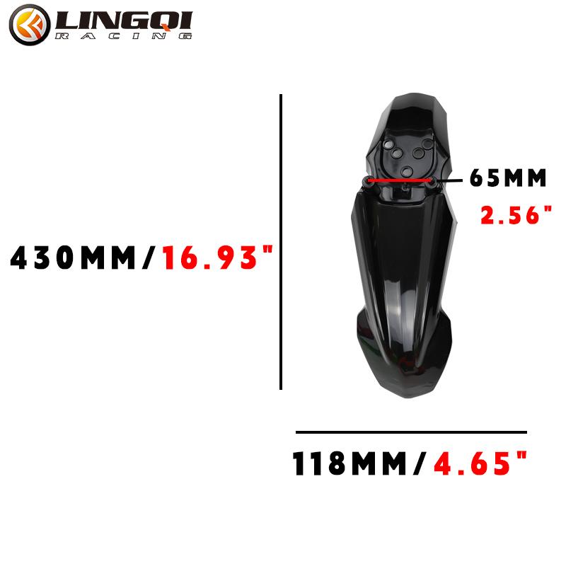LYNNCHI Motorcycle TS50 Front Fender Wheel Splash Guard Mudguard Cover For KAYO TS 50 CRF50 Dirt Pit Bike Off Road Accessories