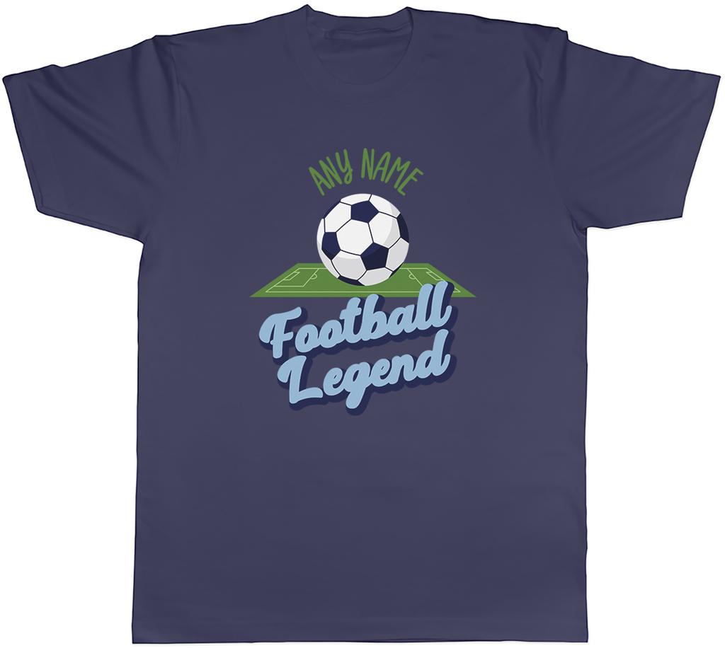 Personalised Football Legend Footy Lover Unisexs TShirt Tee Gift Top
