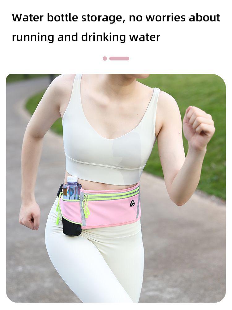 Персонализированная сумка для мобильного телефона для бегового оборудования, поясная сумка шириной 7 дюймов, ультратонкая и многофункциональная женская сумка для ключей, несколько наружных карманов.