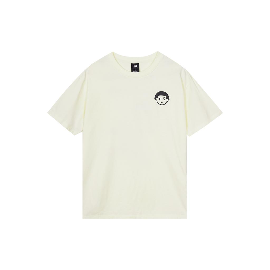 (WMNS) New Balance x Noritake Crossover Funny Pattern Short Sleeve White Women's AWT02379-IV