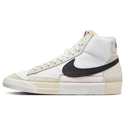 Blazer Mid 77 Pro Club Remastered - Светлые черные мужские кроссовки White Summit-White DQ7673-100