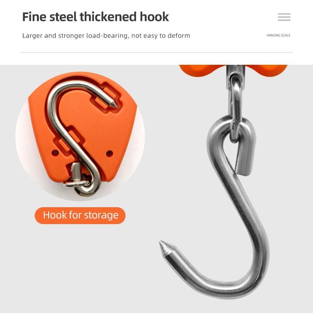 Подвесные весы-крюк из нержавеющей стали 200 кг Электронные весы Крановые весы ЖК-дисплей Цифровые весы