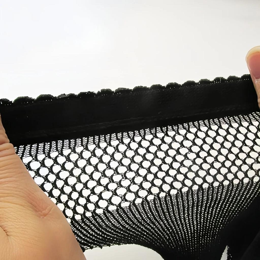 Plus Size Women's Lace Floral Thigh High Pantyhose Fishnet Body Stockings Over Knee Mesh Socks Tights Leggings Bottom