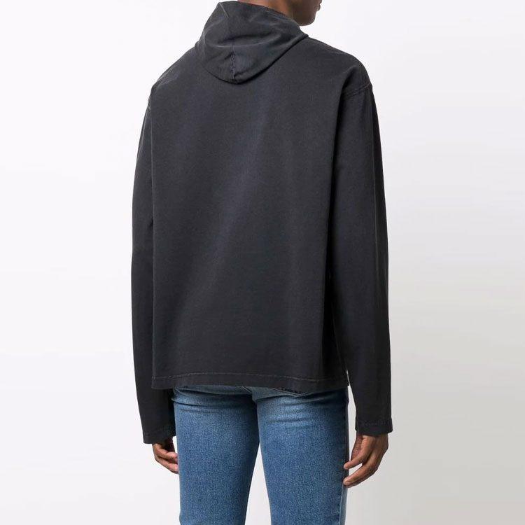 Balenciaga Толстовка Свободный крой Мужская Черная 674685TLV891076
