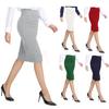 Женская юбка-карандаш Элегантное деловое платье-карандаш Юбка длиной до колена Юбка-миди Вечерняя юбка
