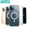 Official 1:1 Ultra Clear Built-in Magnetic Circle Soft Phone Case for IPhone 15 16 14 13 12 Pro Max 13 12 Mini Protective Cover Shell