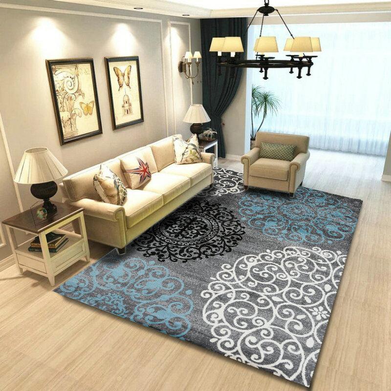 Геометрический ковер для спальни, грязеотталкивающий ковер для журнального столика в офисе, ковер для гостиной