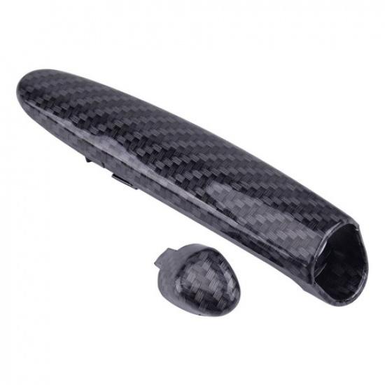 Carbon Fiber Front Hand Brake Trim Cover For Honda Civic Coupe Sedan 06-11