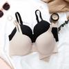 Гладкий сексуальный бюстгальтер больших размеров, женское бесшовное нижнее белье, бюстгальтер с регулируемыми бретелями, светлое цветное нижнее белье, летнее BD