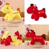 Traditional Red Foxtrot Horse Plush Toy For New Year Celebration And Gift Giving
