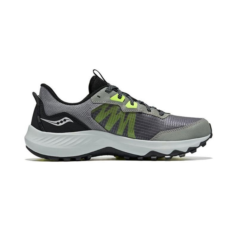 SAUCONY AURA TR мужские низкие беговые кроссовки серый желтый с амортизацией дышащие прочные S20862-100