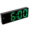 Electronic Clock LED Display Digital Mirror Alarm Clocks Battery PlugIn DualUse 0712