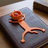 Забавная 3D закладка-клипса для книги в виде кота, читающего книгу, креативная закладка-ленивец, школьная