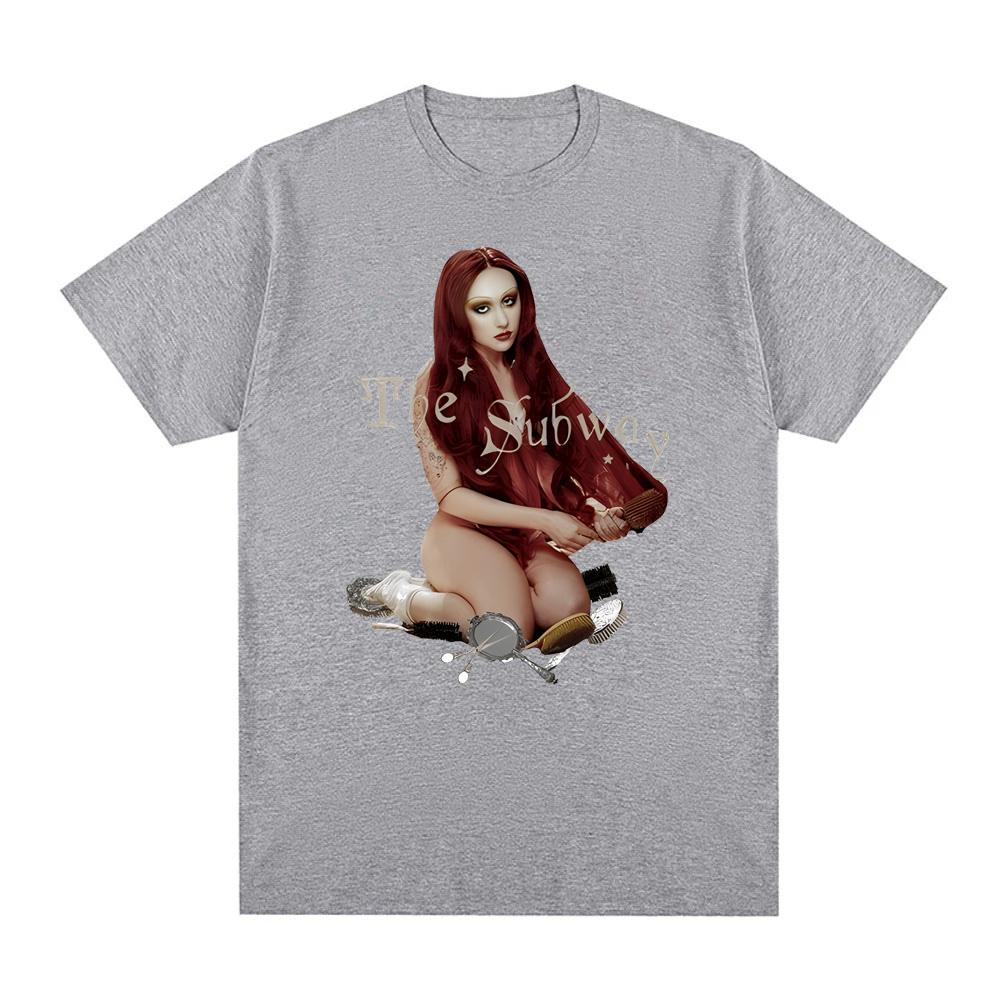 Chappell Roan-Футболка The Subway Высококачественные футболки с коротким рукавом Топ Летняя 100% хлопок Футболка Sudaderas Мягкие удобные футболки