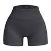High-Waist Seamless Yoga Shorts - Women's European & American Style, 3/4 Length