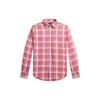 Polo SS23 Рубашка однобортная с принтом в клетку Женские рубашки Розовый WMPOSHTNDO20442-650