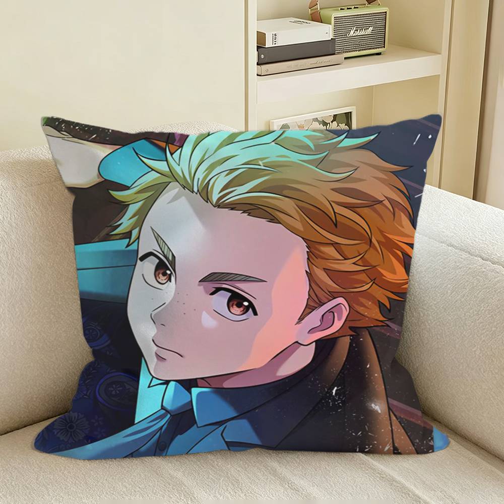 Info Broker Akihiko Nirei Square Sofa Pillow Cover Solid Color Living Room Home Decor Cushion Case