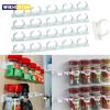 2/4 шт. Настенная полка для хранения дома и кухни, Органайзер для ингредиентов, специй, пластиковый держатель-клип, Аксессуары, Банки, Держатель для специй, Инструменты