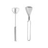 Ручной венчик для взбивания яиц и вспениватель молока из нержавеющей стали