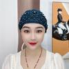 Embroidery Muslim Cap Lace Prayer Hat Fashion Baotou Hat  Women