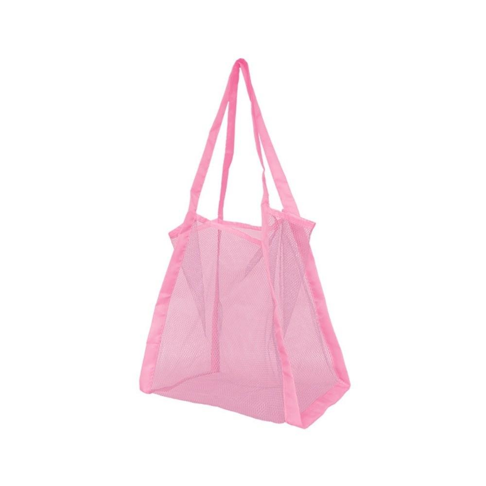 Sandproof Mesh Beach Bag Foldable Shoulder Storage Bag New Toiletry Bag Swimming