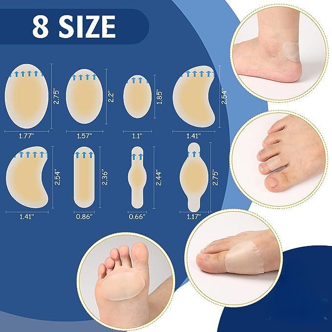 Набор из 5 предметов. Противоизносные аксессуары для ног. Наклейка на заднюю часть пятки. Кожаная обувь на высоком каблуке. Наклейка на носок. Невидимая лента. Наклейка на лодыжку. Наклейка на волдырь.