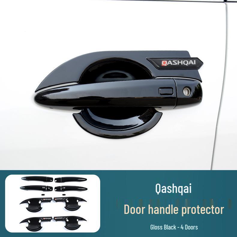 Наклейки на накладки ручек дверей Qashqai - Защита от царапин и Декоративные Аксессуары