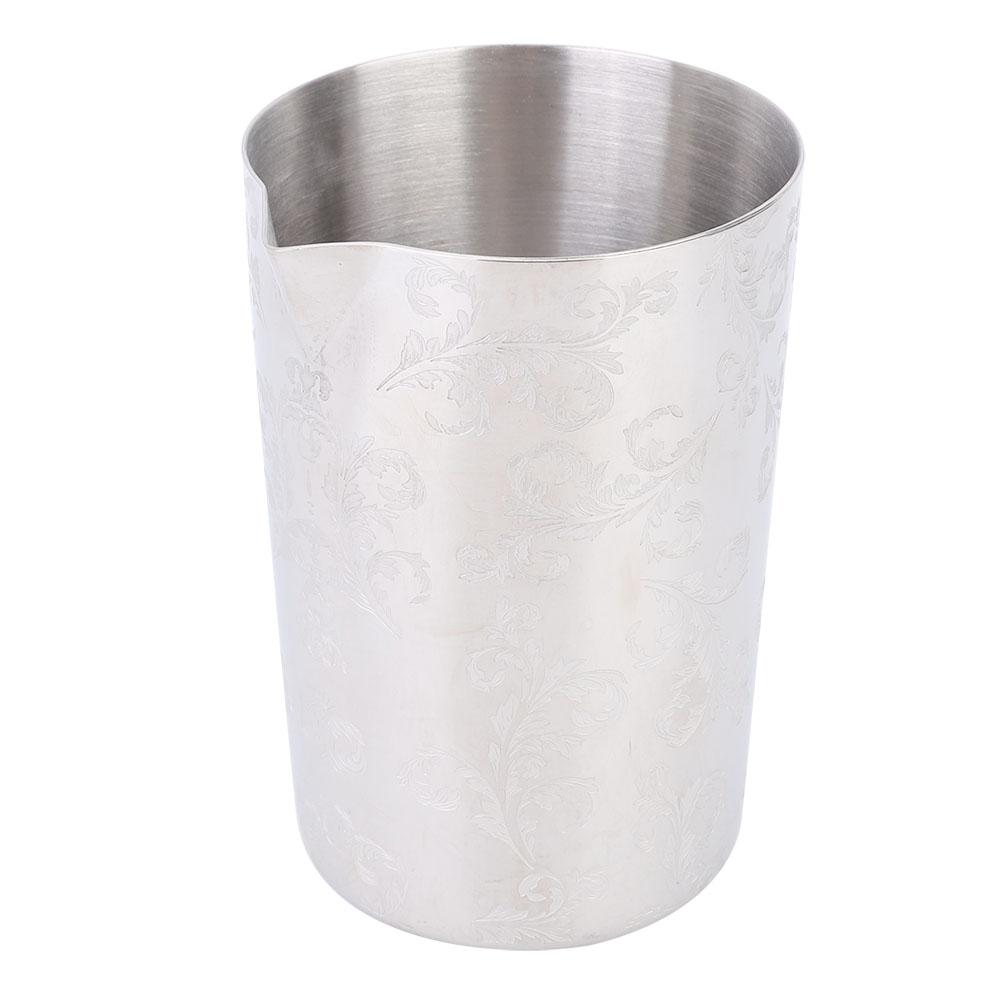 500ml Durable Stainless Steel Bar Beer Cocktail Mixing Cup Wide Mouth Mug