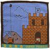 Marushin Mini Nintendo Super Mario Hand Character Perfect Gift for Stage 4485005200 Towel, Towel, Handkerchief, 100% Cotton, Absorbent, Birthdays,
