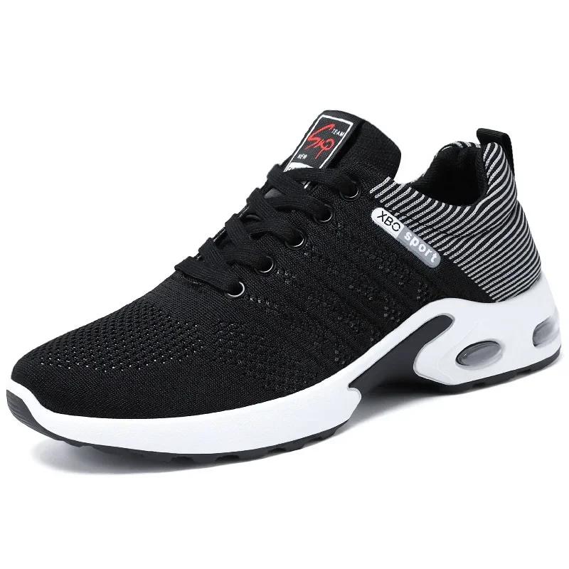 Fashion Professional Running Shoes For Men Lightweight Men's Designer Mesh Sneakers Lace-Up Male Outdoor Sports Tennis Shoe