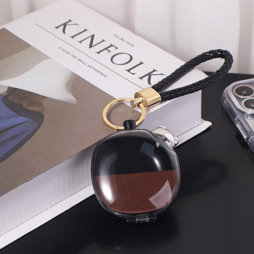 Transparent Portable Travel Organizer Trinkets Storage Storage Case Keychain Women