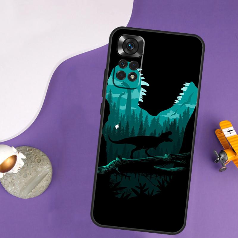 T Rex Dinosaur Tyrannosaurus Case For Xiaomi Redmi Note 13 Pro 14 12 9 10 11 Pro 10S 11S 12S Redmi 10C 13C 14C 12C Cover