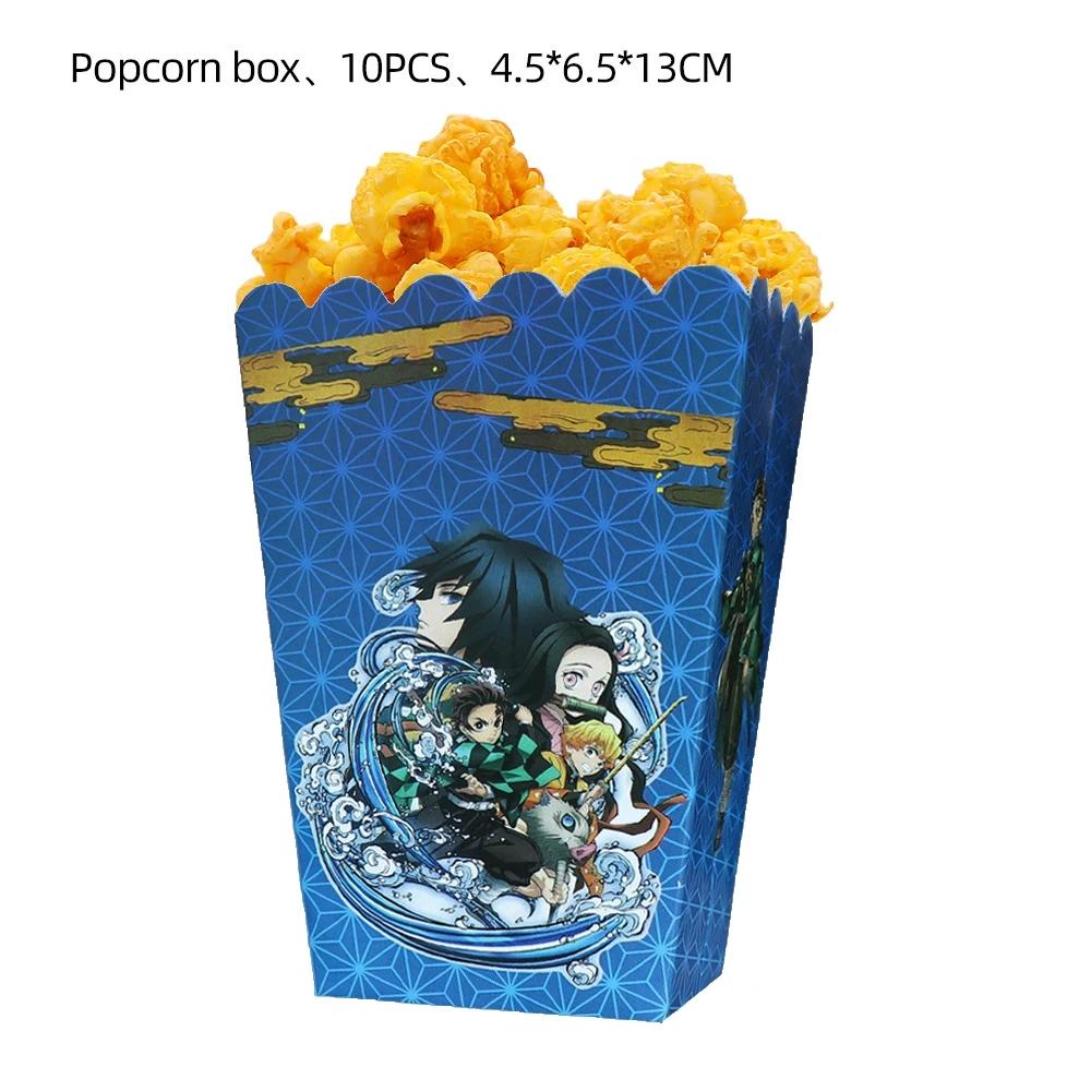 Anime Demon Birthday Party Decoration Disposable Tableware Plate Tablecloth Cup Napkin Baby Shower kids Party Favors Supplies