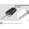 2/3 кнопки складной чехол для автомобильного ключа брелок для Vauxhall Opel Corsa Astra Vectra Signum