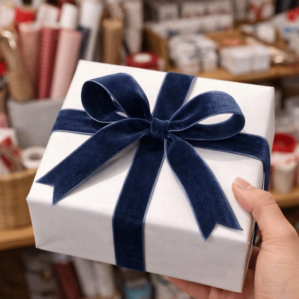 Декор для упаковки 5 ярдов Бархатная лента 20 мм Ширина DIY Поделки Флокированная тесьма Однотонная Лента для поделок Свадебный декор