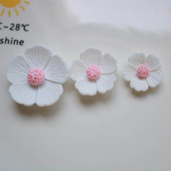 5 шт. Цветов из смолы DIY Аксессуары Плоская задняя сторона Цветущие украшения для бижутерии Аксессуаров для волос DIY Поделки