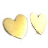 [N2226] - Gold Plated 'Card Games' Earrings (heart)