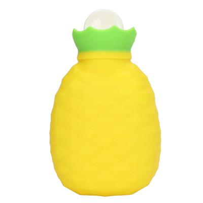 Грелка для горячей воды в форме ананаса, силиконовая, взрывозащищенная, с сохранением тепла, грелка для горячей воды