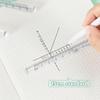 15cm Acrylic Three Edges Straight Ruler Transparent Clear Scale for Drawing Measure Tools