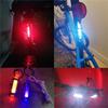 Ultra Bright LED Rear Bike Tail Light 3 Modes Flashing Safety Warning Light USB Rechargeable Bicycle Taillights STAL