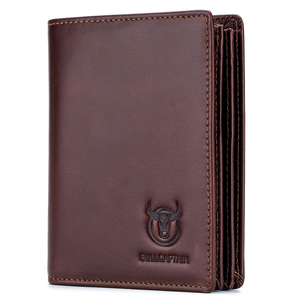 Leather Wallet Large Capacity Wallet Credit Card Holder for Men with 15 Card Slots