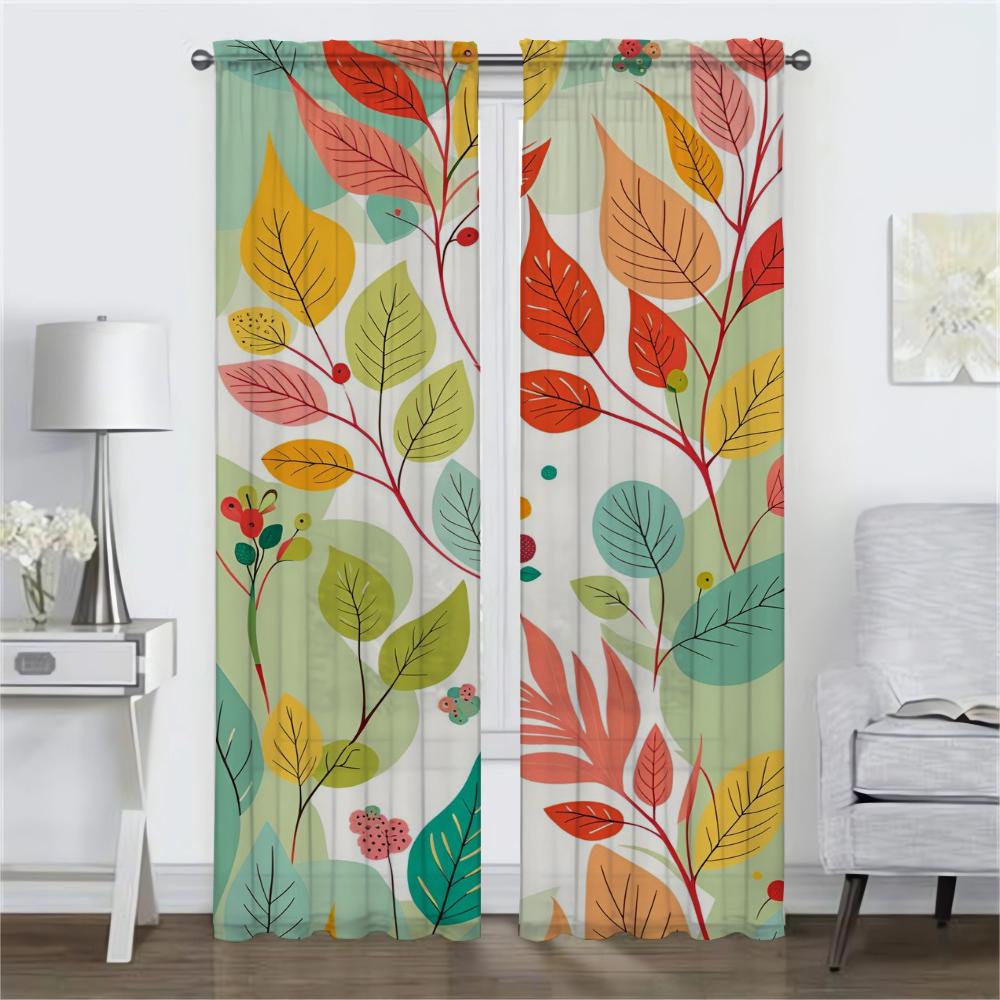 Плотные шторы для гостиной, цветочные шторы для комнаты, 2-х панельные шторы для перегородок, домашний интерьер, шторы для кухни, элегантные