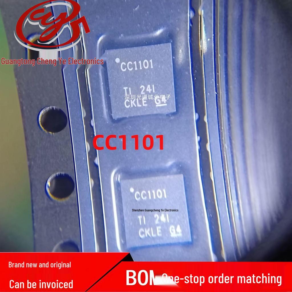 CC1101RGPR Wireless Transceiver Chip QFN-20 Surface Mount with CC1101 Screen Printing
