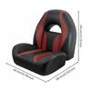 Folding Fishing Boat Seat Lightweight Plastic Marine Seating with Backrest for